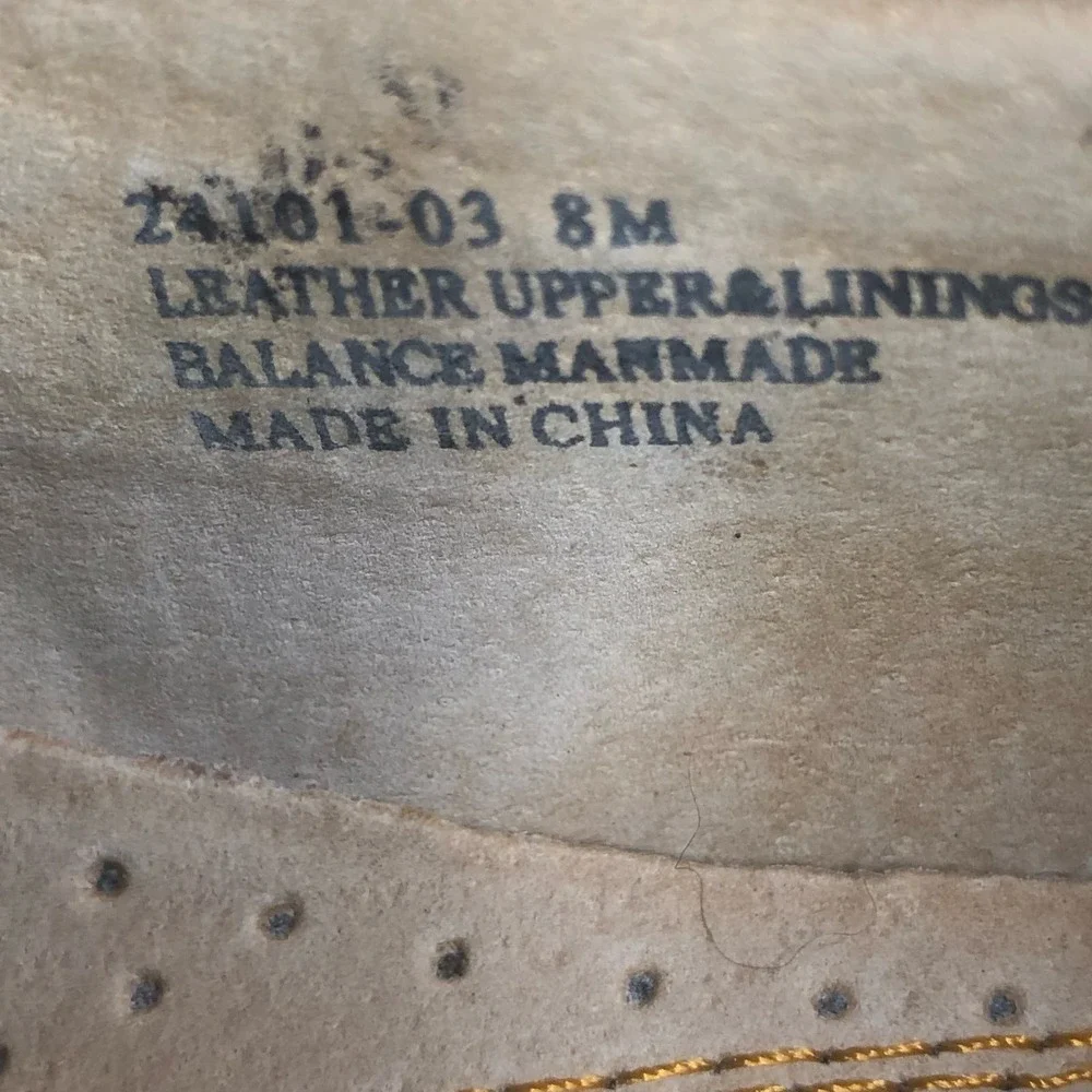 Stacy Adams Never Worn Mens Saddle Brown Lace Up Sq Toe Oxfords Size 8M 24101-03 - Picture 8 of 9